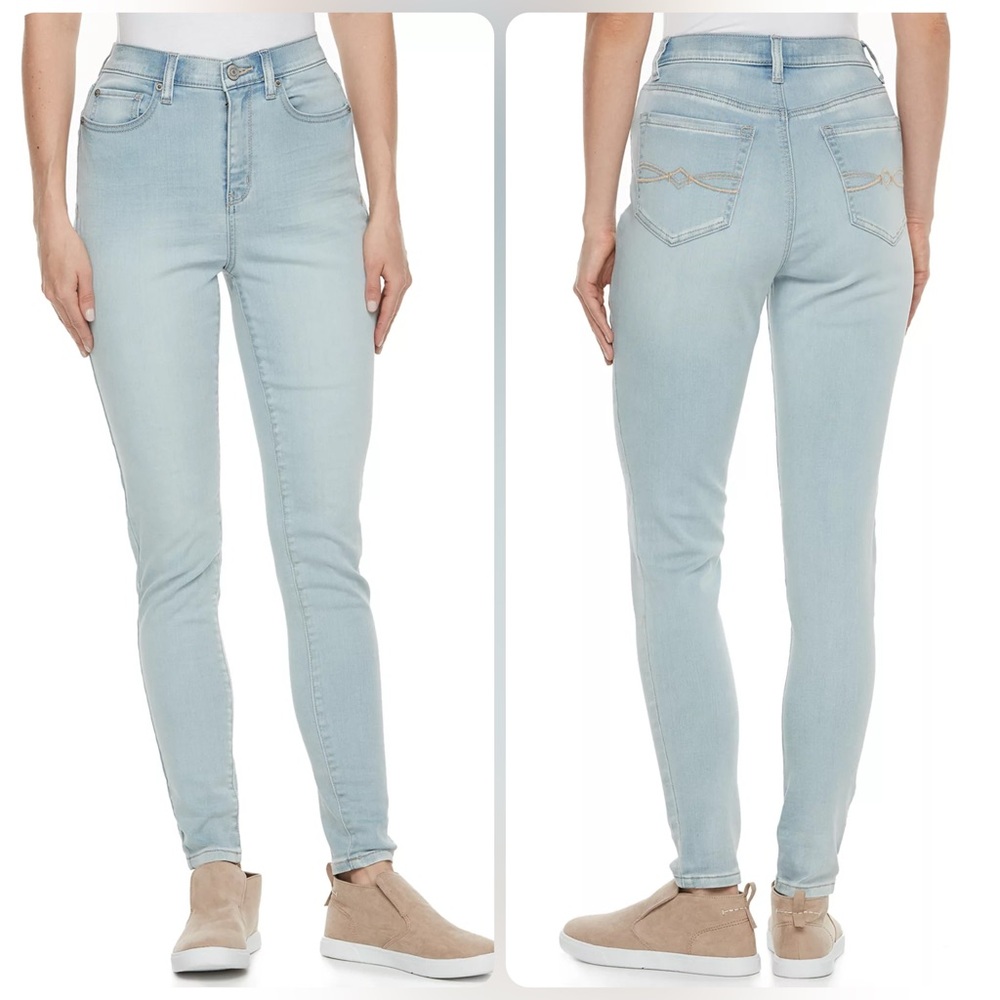 Mudd FLX Stretch Super High-Rise Jean Legging Style Skinny Jeans Size 1